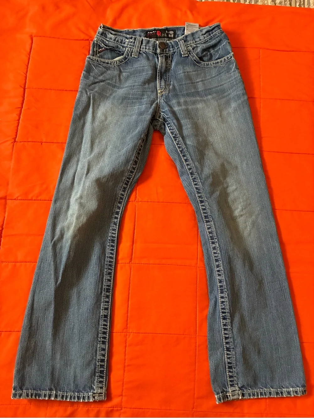 Ariat FR M4 Jeans Mens 30x32 Relaxed Boot Dark Wash Flame Resistant Work CAT 2